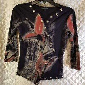 Boho Chic with Metal Studded Trim